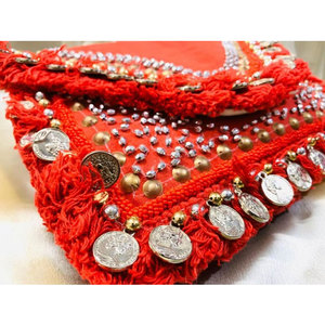 Vintage Banjara Clutch Bag Purse Boho Ethnic Tribal Gypsy Embroidered Handmade <b>Handbag</b> Traditional Festival Fashion Shoulder - Product Image 5