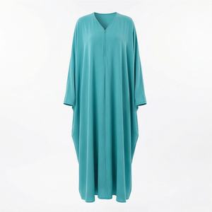 Nouvelle conception d'abaya pour femmes, vente en gros, haute qualité, luxe, ouverte avec broderie, vêtements islamiques, couleur personnalisée, robe modeste, nouveauté - Product Image 1