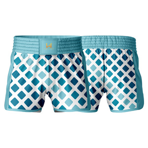 Pantalones Cortos de MMA, Boxeo y Muay Thai Duraderos, Ligeros, Transpirables y Resistentes al Encogimiento, con Logotipo Personalizado en la Parte Delantera y Trasera, Unisex, 100% Poliéster - Product Image 3