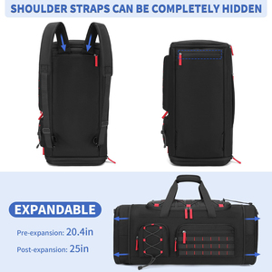 Modern Look Gym Duffle Bags Sleek Design Workout Bag For Unisex Fitness Durable Travel Duffel Bag High Quality With Wet Pocket - Product Image 4
