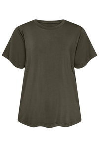 Camiseta de Cuello Redondo de Algodón Personalizada para Mujer, Camiseta Informal de Manga Corta, Corte Regular, Básica para Uso Diario - Product Image 5