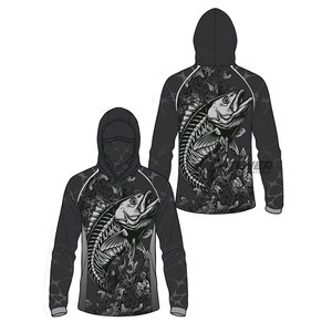 Chemise à capuche légère, imperméable, à séchage rapide et anti-UV pour la pêche, l'entraînement et les vêtements de performance - Product Image 2