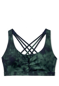 Top Deportivo de Alta Calidad, Personalizado OEM ODM, Verde, con Espalda Cruzada, Sin Costuras, Transpirable, de Spandex y Nailon, para Entrenamiento - Product Image 4