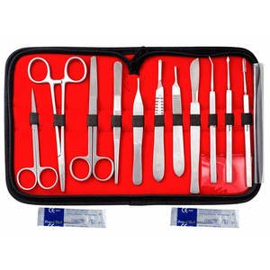 Kit de dissection en acier inoxydable chirurgical médical de qualité supérieure, logo personnalisé, ensemble d'instruments professionnels pour étudiants, certifié CE - Product Image 2