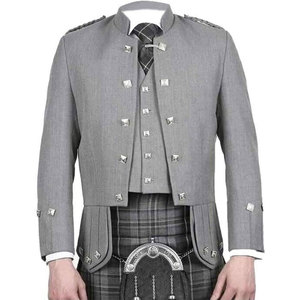 Chaqueta Kilt Escocesa Hecha a Medida con Chaleco de Lana y Diseño Argyle 2026 - Product Image 1