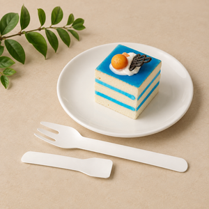 Ensemble de couverts en papier écologiques personnalisés, cuillère, fourchette, couteau jetables écologiques - Product Image 5