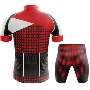 Uniformes de Ciclismo Personalizados al por Mayor, Jersey de Poliéster de Alta Calidad con Pantalones Cortos Acolchados para Equipos y Clubes - Product Image 3
