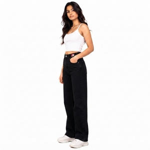 Pantalones Vaqueros de Mezclilla para Mujer, Diseño de Fabricación Directa de Fábrica, Alta Calidad, Uso Diario, Moda Vaquera con Logotipo Personalizado - Product Image 5