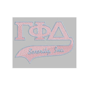 ตราสัญลักษณ์ปัก 2 มิติ ของสมาคมนักศึกษาหญิงแกมมา ไพ เดลต้า ซอร์โรริตี้ อิงค์ มหาวิทยาลัย - Product Image 1