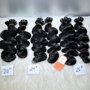 Vendeur de cheveux en gros Extensions de cheveux ondulés pour le corps 100% Paquets de cheveux vietnamiens bruts Prix bon marché Longue durée - Product Image 2
