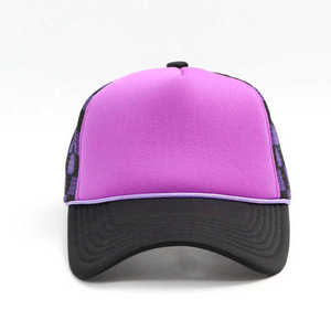 Gorra Trucker Unisex de Malla con Paneles de Color en Contraste, Ajuste Ajustable, Bordado 3D y Ribete de Satén para Uso Casual de Primavera/Verano - Product Image 5