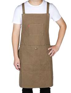 Delantal de Cocina al por Mayor para Limpieza del Hogar, Ropa de Chef para Hornear con Bolsillos, Delantal de Cocina para Adultos con Logotipo Personalizado - Product Image 4