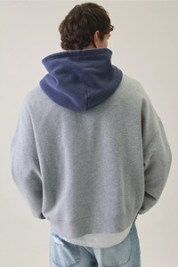 Sudadera con Capucha Unisex de Corte Regular, Color Gris Marino, con Bolsillos, Informal, de Algodón y Felpa, para Invierno, Servicio OEM, Estampado Animal - Product Image 3