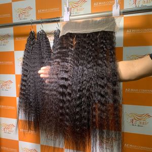 Pelucas de Cabello Humano 100% Natural al por Mayor, Onduladas y Lisas, Pre-Depiladas HD para Cabello Remy con Cutícula Alineada - Product Image 5