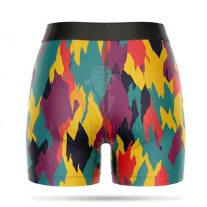 Boxer classique en coton pour homme, tissu extensible doux, coupe confortable, ceinture côtelée, sous-vêtements décontractés pour un usage quotidien - Product Image 4