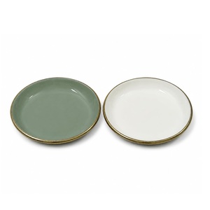Gold Stainless Steel 2 Compartment Serving <b>Tray</b> Snacks Chocolate Cookies Pastry <b>Brownie</b> Plate Multipurpose Decorative - Product Image 4
