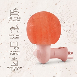 Lámpara de Sal del Himalaya en Forma de Bola/Globo, Luz Nocturna, Lámpara de Sal Natural para Decoración del Hogar, Regalo - Product Image 2