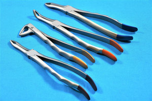 ชุดเครื่องมือผ่าตัดช่องปาก คีมถอนรากฟันสแตนเลสสตีล 4 ชิ้น รุ่น World Precision Surgical Manual - Product Image 6