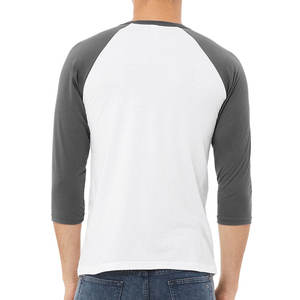 T-shirt Homme Tendance Haut de Gamme 100% Coton Léger Col Rond Manches Raglan Américaines Coupe Classique Bicolore Séchage Rapide Respirant - Product Image 3