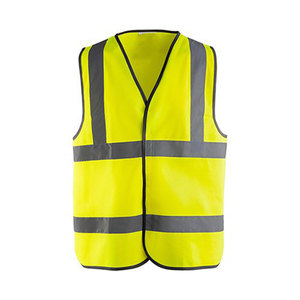Gilet de sécurité haute visibilité jaune réfléchissant pour hommes, vêtements de travail de construction OEM, veste de sécurité haute visibilité pour ouvriers - Product Image 1
