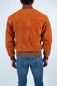 Custom Brand Pure Handmade <b>Suede</b> Leather Fashion <b>Jacket</b> <b>For</b> <b>Men's</b> wholesale - Product Image 4