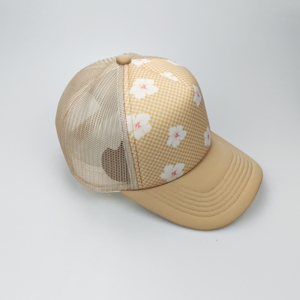 Best Wholesale Tiger <b>Camo</b> Trucker Hat 100% Cotton Mesh Breathable Waterproof Fashion Outdoor Patch Snapback <b>Cap</b> Custom Logo - Product Image 4