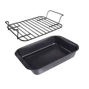 Bandeja para Asar de Alto Rendimiento para Deliciosas Cenas Familiares con un Amplio Diseño de Acero Inoxidable, Cómoda y Resistente al Calor - Product Image 2
