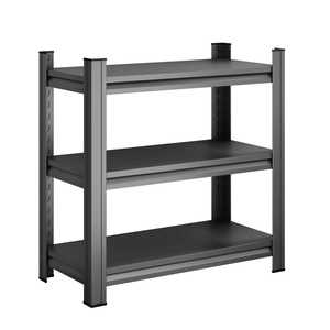 Scaffale autoportante a 3 livelli in acciaio al carbonio da 31,50 pollici con divisorio regolabile per casa, ufficio, studio, cucina, soggiorno - Product Image 2