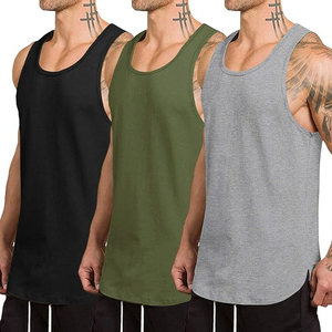 Débardeurs de sport tricotés pour hommes, style streetwear, séchage rapide, dos en Y, pour la musculation et la gym - Product Image 6