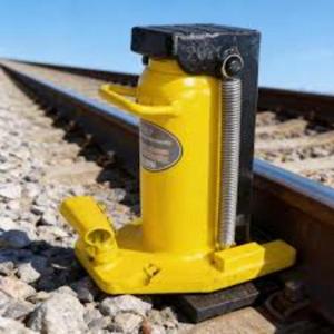 Gato hidráulico de alta resistencia para rieles ferroviarios, equipo de elevación de carga pesada para proyectos de reparación, construcción e instalación de vías. - Product Image 3