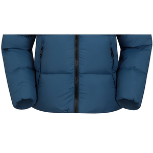 Wholesale Custom OEM Printed Canvas Puffer <b>Jacket</b> Men Plus Size Option Waterproof Breathable Eco-Friendly Casual Winter Front - Product Image 5