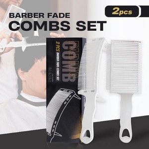 ชุดหวีตัดผม Barber Fade Combs รุ่นมืออาชีพ สีขาว คาร์บอน สำหรับผู้ชาย หวีจัดแต่งทรงผม หวีสำหรับเครื่องตัดผม สำหรับร้านทำผม - Product Image 5