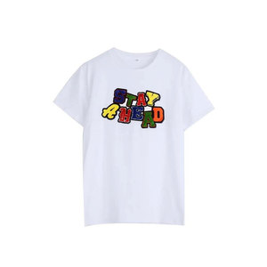 Camiseta Personalizada de Manga Corta para Hombre, Diseño Colorido con Estampado, Cuello Redondo, Corte Regular, Estilo Urbano, 100% Algodón - Product Image 3