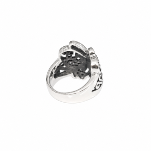 Bague Papillon en Argent 925 Style Antique, Faite à la Main, Filigrane Détaillé, Bijou Insecte pour Femme, Collection de Créateurs Faits Main - Product Image 4