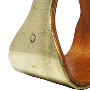 Estribos de madera con marco de latón y herrajes metálicos. Estribos de madera con marco de latón. Estribos de madera para caballo. Estribos de madera de la mejor calidad al 100%. - Product Image 6