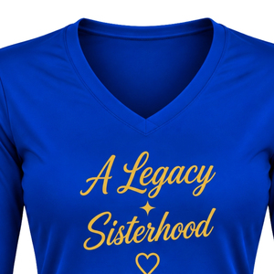 Camiseta de manga larga Sigma Gamma Rho para mujer, personalizada con letras de hermandad griega, de algodón suave, cuello redondo, venta al por mayor - Product Image 3