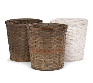 Paniers de plantation en bambou faits à la main en gros, supports de plantes en bambou, grandes housses de pots d'arbres pour usage intérieur et extérieur - Product Image 1