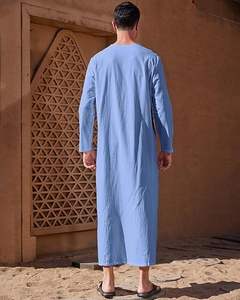 Última Colección 2026: Cómodos Thobes para Hombre, Kaftanes Marroquíes Bordados y Elegantes, Abayas Masculinas, Jubbah Saudíes de Gran Venta para Adultos - Product Image 5