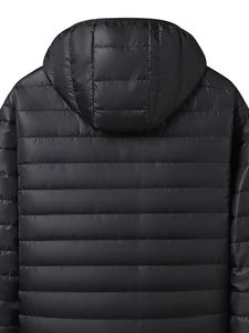 Chaqueta de Plumón para Hombre 2026, con Logotipo Personalizado, Impermeable, Transpirable, Acolchada, Reversible, Talla Grande, Abrigo Cálido para Invierno - Product Image 3