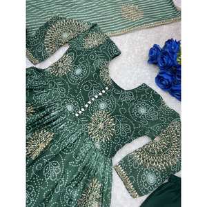 Designer élégant Anarkali Gown et Dupatta robes de soirée élégantes pour la fête - Product Image 5