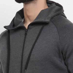 ชุดวอร์มออกกำลังกายผู้ชายคุณภาพสูง มีฮู้ด ปรับขนาดได้ ชุดวอร์มลำลองสำหรับผู้ชาย - Product Image 5