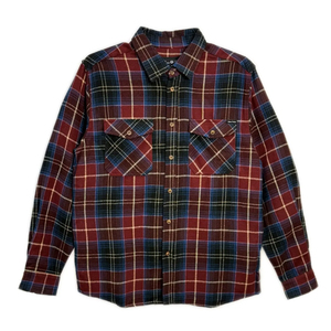 OEM Wholesale Fashion Plaid Overshirt Long Sleeve Single Breast Turn Down Collar American Size Checked Shirt Bulk <b>Flannel</b> <b>Jacket</b> - Product Image 1