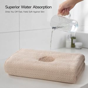 Toalla de Baño de Microfibra de Textura Suave Premium, Elegante, de Secado Rápido, Tejido Cómodo, para Viajes - Product Image 5