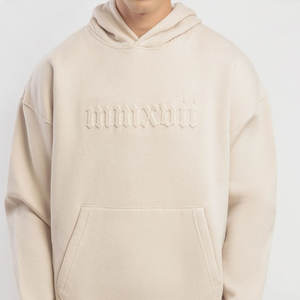 Ensemble de survêtement ample en coton épais de qualité supérieure, style streetwear minimaliste uni - Product Image 5