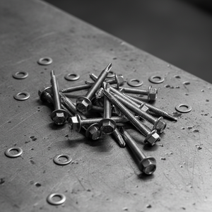 Tornillos Autoperforantes con Cabeza Hexagonal PDC (Métricos/Pulgadas) Recubiertos de Zinc Clase 8 de Alta Resistencia a la Corrosión con Rosca Estándar - Product Image 1