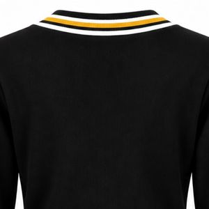 เสื้อสเวตเตอร์ไหมพรมคอวีสำหรับผู้หญิง ออกแบบลายตัวอักษรตามสั่ง แขนยาว ปักลาย หนา ผลิตจากโพลีเอสเตอร์/คอตตอน คอเสื้อและปลายแขนเสื้อตัดกัน - Product Image 4