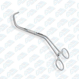 Mordazas atraumáticas Vástagos en ángulo Acero inoxidable 20 cm 8 pulgadas Lambert Kay Aorta Abrazadera en ángulo DeBakey por Apto Enterprises - Product Image 2