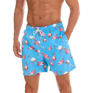 Wholesale <b>Men</b> Swimming Dissolvable Swim Shorts Stretch <b>Trunks</b> Beach Pants Custom Printed Board Shorts <b>Men</b> - Product Image 3