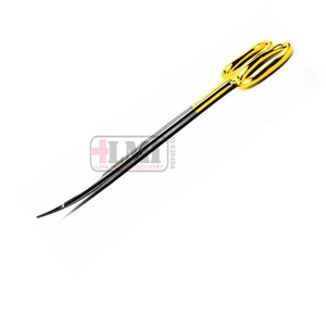 Ciseaux courbés en acier inoxydable Goldman Fox de 13 cm, instrument de coupe de précision, haute qualité, prise en main facile, utilisation stable, utilisation hospitalière - Product Image 5