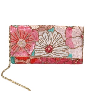 Priyaasi floral Custom Beaded Party Clutch Evening Bag Designer Ladies Shoulder Bags Luxury Purses and Handbags Parties - Product Image 1